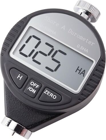 جهاز اختبار صلابة الشاطئ D المحمول 0-100HD من Gain Express مقياس التحمل الرقمي للمطاط والإطارات والبلاستيك والبلاستيك الحراري والأرضيات وكرة البولينج مع شاشة LCD كبيرة in Kuwait