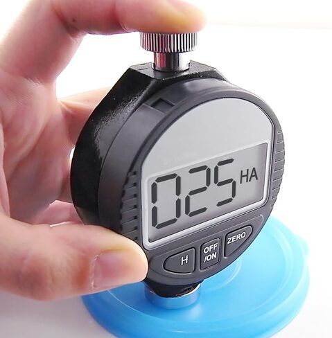 جهاز اختبار صلابة الشاطئ D المحمول 0-100HD من Gain Express مقياس التحمل الرقمي للمطاط والإطارات والبلاستيك والبلاستيك الحراري والأرضيات وكرة البولينج مع شاشة LCD كبيرة in Kuwait