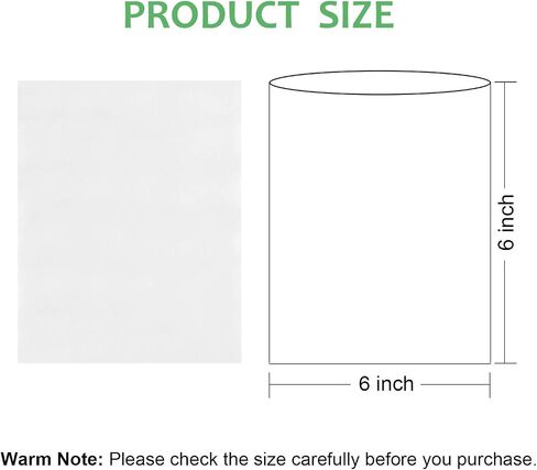 Shrink Wrap Bags,200 Pcs 6x6 Inches Clear PVC Heat Shrink Wrap for Packagaing Soap,Bath Bombs,Candles,Small Gifts, Jars and Homemade DIY Projects in Saudi Arabia