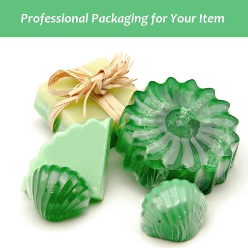 Shrink Wrap Bags,200 Pcs 6x6 Inches Clear PVC Heat Shrink Wrap for Packagaing Soap,Bath Bombs,Candles,Small Gifts, Jars and Homemade DIY Projects in Saudi Arabia