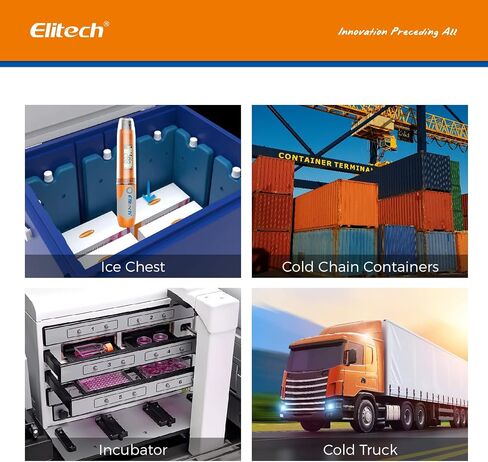 Elitech RC-51H مسجل بيانات درجة الحرارة USB مسجل رقمي قابل لإعادة الاستخدام ثلاجة طبية ميزان حرارة قابل للبرمجة 32000 نقطة دقة عالية in Kuwait