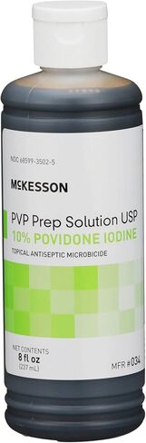 McKesson PVP Prep Solution USP, 10% Povidone-Iodine, 8 oz, 1 Count in Saudi Arabia