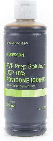 McKesson PVP Prep Solution USP, 10% Povidone-Iodine, 8 oz, 1 Count in Saudi Arabia