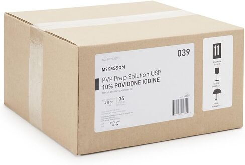 McKesson PVP Prep Solution USP, 10% Povidone-Iodine, 8 oz, 1 Count in Saudi Arabia