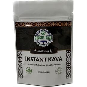 SINGHS Micronized Instant Kava Powder-Fijian Kava (4oz), 4 Ounce (Pack of 1) in Saudi Arabia