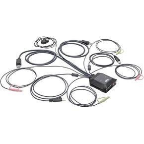 Tripp Lite 2-Port USB DisplayPort Cable KVM Switch W A/V Peripheral Sharing in Kuwait