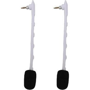 Fosa 2pcs قابلة للفصل لعبة بوم ميكروفون استبدال ميكروفون لسماعات الرأس TR ، مع ملاءمة صوتية صوتية صوتية الذهب (أسود) in Kuwait