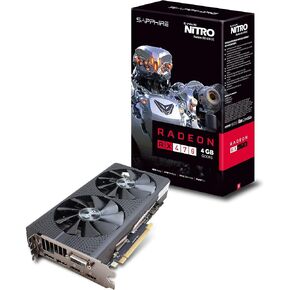SAPPHIRE RADEON NITRO RX 470 4GB GDDR5 DUAL HDMI / DVI-D / DUAL DP OC (UEFI) PCI-E CARDATIC 11256-10-20G (متجدد) in Kuwait