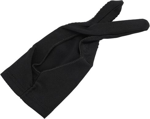 Zjchao Artist Drawing Glove 4 Pack 3 Layer Two Finger Smooth Completible Digital Art Digital Dloves للرسم والرسم (S) in Saudi Arabia