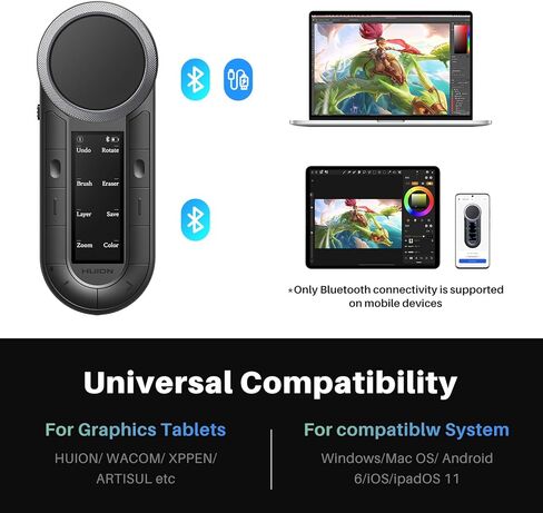 Huion kamvas 13 (Gen 3) رسم قرص رسم مع شاشة ، قرص فني كامل المصطلح بحجم 13.3 بوصة مع زجاج مقاوم مضاد للسباركلي ، 99 ٪ SRGB ، Pentech 4.0 ، 16384 ضغط المفاتيح الرئيسية المفاتي in Saudi Arabia