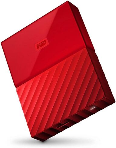 WD 3TB Red My Passport Portable External Hard Drive - USB 3.0 - WDBYFT0030BRD-WESN in Saudi Arabia