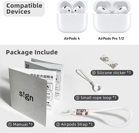 Original Design Music Drip Compatible AirPods Case, Compatible with AirPods Pro 1/2, Liquid Silicone Anti Fall Protective Cover with Lanyard (AirPods Pro 1/2) in Saudi Arabia