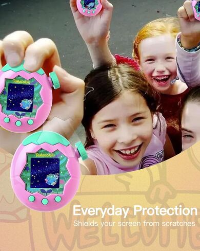 واقي شاشة 4 عبوات لـ Tamagotchi Paradise ، تغطية كاملة TPU Clear Film ، فيلم ناعم خدش عالي الدقة. in Saudi Arabia