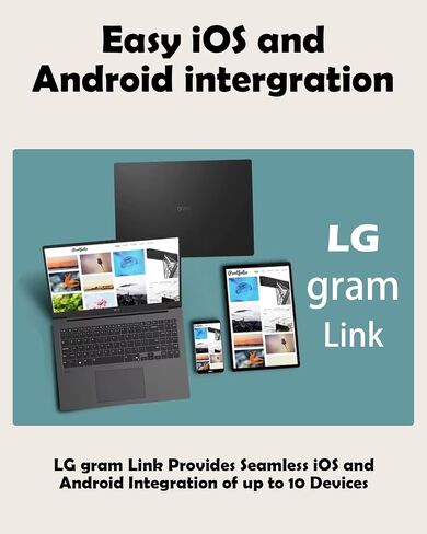 LG Gram 2025 Laptop for Business - 17.3'' WQXGA Touchscreen, Anti-Glare, Intel Ultra 7 Series 2, Windows 11 Pro, Copilot+ PC, Intel Arc Graphics, Wi-Fi 7, 23.5-Hour Batter Life (32GB DDR5X | 4TB SSD) in Saudi Arabia