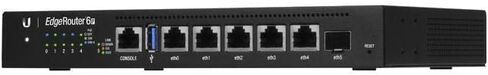 Ubiquiti EdgeRouter 6P, 6-Port Gigabit Router with 1 SFP Port (ER-6P-US) (Renewed) in Saudi Arabia