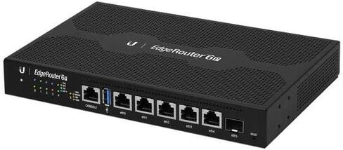 Ubiquiti EdgeRouter 6P, 6-Port Gigabit Router with 1 SFP Port (ER-6P-US) (Renewed) in Saudi Arabia