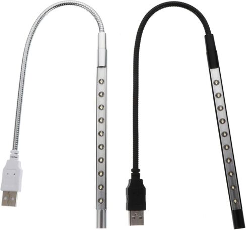 HOMSFOU 2PCS USB LED قراءة ضوء حماية العين NIGHT LAMP LED LED ضوء قراءة السفر ودراسة لون عشوائي in Kuwait