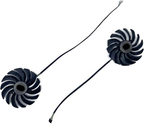 مروحة التبريد 95 مم PLD10010S12HH RTX3060 متوافقة مع RTX 3070 3060 3060TI 2X OC Card Card Card Card (AB) in Saudi Arabia