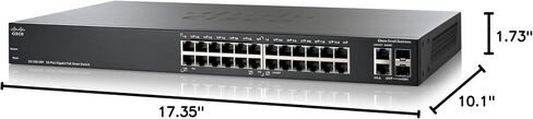 Cisco 26-Port Gigabit PoE Smart Switch (SG200-26P) in Saudi Arabia