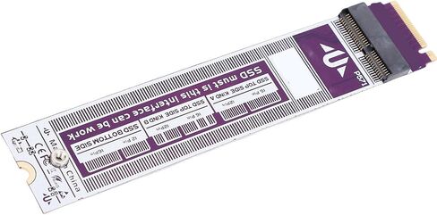 M2 NVME SSD ADAPTER ، 12Pin 16PIN CARTERTER CARDTER FOR OS X AIR PRO 2013 2017 مع وحدة الأسلاك الدقيقة M.2 NVME SSD CARD النمطية لنقل البيانات المستقر in Kuwait