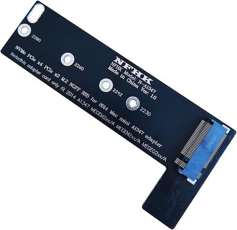 M.2 SSD TO M1NI 2014 أواخر A1347 MEGEN2 MEGEM2 MEGEQ2 بطاقة محول in Saudi Arabia