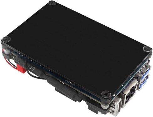 Aluminum Cover Case with Cooling Fan Active Passive Cooling Radiator Heatsink Metal Shell for Orange Pi 3 LTS in Saudi Arabia