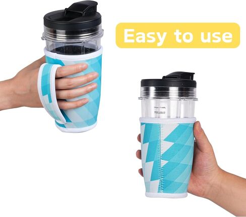 1 حزمة كأس النيوبرين متوافق فقط مع Ninja Bn751 （24oz -710ml） خلاط كأس مضاد للمنزل للمنزل in Saudi Arabia