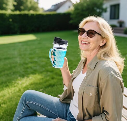 1 حزمة كأس النيوبرين متوافق فقط مع Ninja Bn751 （24oz -710ml） خلاط كأس مضاد للمنزل للمنزل in Saudi Arabia