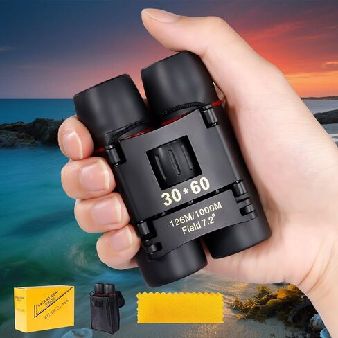 8X21 Binoculars, Mini Handheld Portable Folding Waterproof Suitable for Birdwatching Theater Concerts Hiking Sightseeing in Saudi Arabia