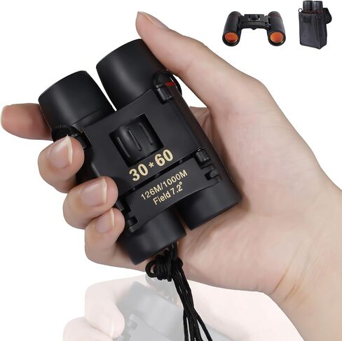 8X21 Binoculars, Mini Handheld Portable Folding Waterproof Suitable for Birdwatching Theater Concerts Hiking Sightseeing in Saudi Arabia