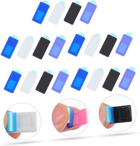 Coheali 20pcs كاميرا ويب أغطية لعمليات حماية الخصوصية المحمول تزيين القرصنة قرصنة الكاميرا مختلس النظر in Saudi Arabia