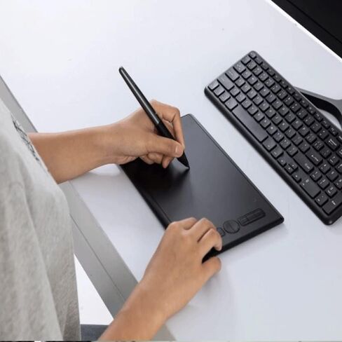 أقراص رسومات رسم أقراص رقمية 8 × 5 بوصات قرص رقمي لرسم قلم PW100 الخالي من البطارية in Saudi Arabia