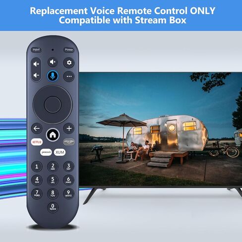 PZL استبدال الصوت التحكم عن بُعد فقط مناسبة للعنصر Xumo Stream Box E500AC65C in Saudi Arabia