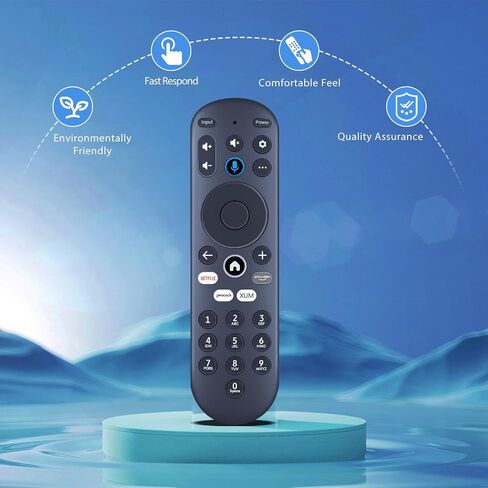 PZL استبدال الصوت التحكم عن بُعد فقط مناسبة للعنصر Xumo Stream Box E500AC65C in Saudi Arabia