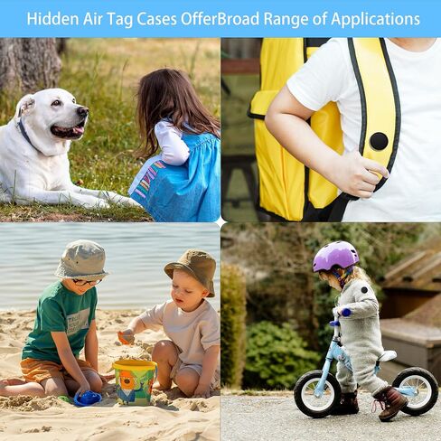 لحامل Airtag للأطفال الذين يعانون من دبوس غير مرئي ، مضاد ، خفيفة الوزن ، تعقب GPS لعلامات Air-2 مع غطاء مقاوم للماء للطفل ، الطفل ، كبار السن ، الأمتعة ، الأحذية ، الملابس ، حقيبة الظهر (أسود/وردي) in Kuwait