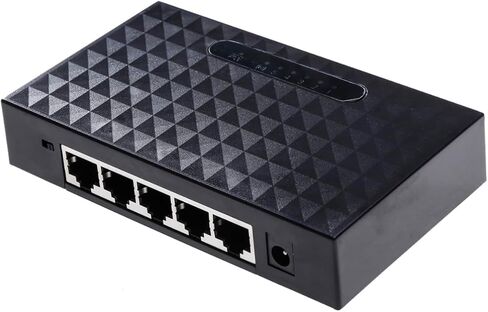 HOMSFOU 100M PORT MBPS ETHERNET عالي السرعة شبكات شبكية فاصل لشبكات سطح المكتب منافذ الاستشعار التلقائي المتوافق مع أجهزة MBPS متوافقة in Saudi Arabia