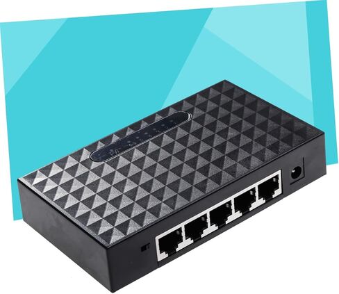 HOMSFOU 100M PORT MBPS ETHERNET عالي السرعة شبكات شبكية فاصل لشبكات سطح المكتب منافذ الاستشعار التلقائي المتوافق مع أجهزة MBPS متوافقة in Saudi Arabia