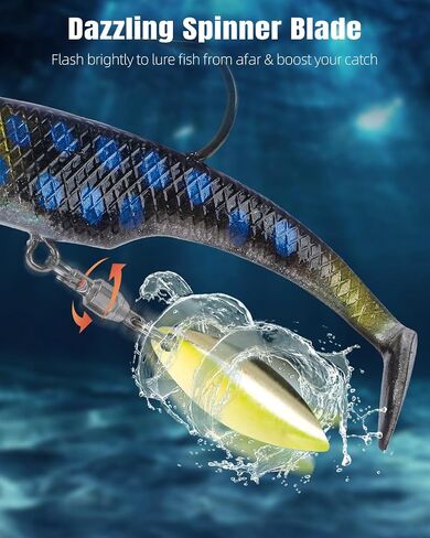 Pawfly Fishing Lures, Soft Bass Bait, Fishing Bait Trout Lures, Plastic Swimbaits for Freshwater & Saltwater, Paddle/Forked Tail Swim Baits for Bass Catfish Trout Crappie Walleye in Saudi Arabia