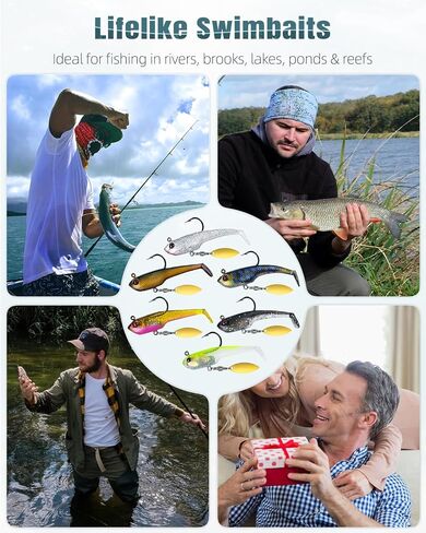 Pawfly Fishing Lures, Soft Bass Bait, Fishing Bait Trout Lures, Plastic Swimbaits for Freshwater & Saltwater, Paddle/Forked Tail Swim Baits for Bass Catfish Trout Crappie Walleye in Saudi Arabia
