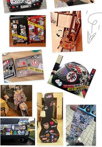 50 Pcs Game Stickers, 3D Anime Style Waterproof Vinyl Stickers for Teenagers and Adults for Laptop Skateboard Phone Guitar Travel Case Bike in Saudi Arabia
