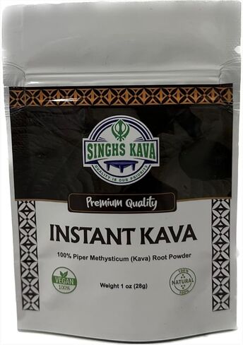 SINGHS Micronized Instant Kava Powder-Fijian Kava (4oz), 4 Ounce (Pack of 1) in Saudi Arabia