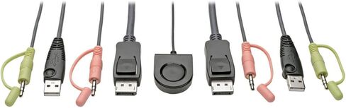 TRIPP LITE 2-PORT USB Displayport Cable KVM Switch W A/V Sharing Peripheral in Saudi Arabia