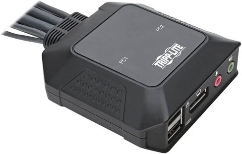 TRIPP LITE 2-PORT USB Displayport Cable KVM Switch W A/V Sharing Peripheral in Saudi Arabia