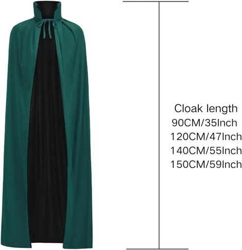 زي HAPNBCELE ذو الرأس القابل للعكس للبالغين من العصور الوسطى لمصاصي الدماء الشيطان لحفلات الهالوين وعيد الميلاد التنكرية in Kuwait