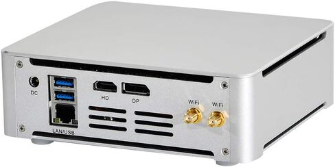 Hunsn 4K Mini PC ، كمبيوتر سطح المكتب ، خادم ، Intel Quad Core I5 ​​7300HQ ، Windows 11 Pro أو Linux Ubuntu ، BM21 ، DP ، HDMI ، 6 X USB3.0 ، Type-C ، LAN ، Smart Fan ، 32G RAM DDR4 ، 512G SSD in Kuwait