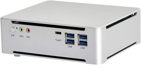 Hunsn 4K Mini PC ، كمبيوتر سطح المكتب ، خادم ، Intel Quad Core I5 ​​7300HQ ، Windows 11 Pro أو Linux Ubuntu ، BM21 ، DP ، HDMI ، 6 X USB3.0 ، Type-C ، LAN ، Smart Fan ، 32G RAM DDR4 ، 512G SSD in Kuwait