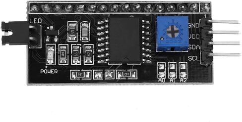 واجهة محول LCD ، LCD1602 لوحة محول IIC/I2C واجهة 5V لوحة توسيع وحدة المحول ل 1602 أجزاء روبورت LCD in Saudi Arabia