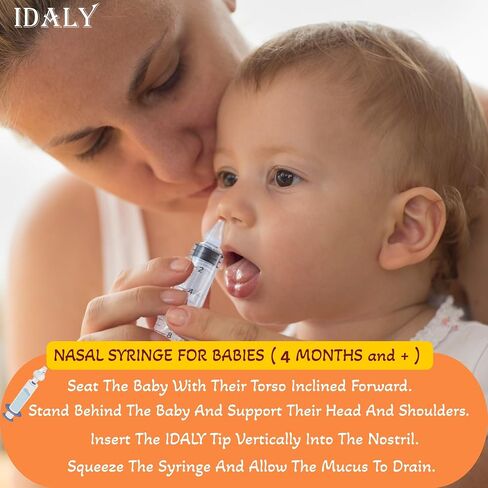 Idaly - 8 Nasal Syringe Tip, Silicone Tips for Nasal Syringe for Baby - 8 Spare Nasal Syringe Tip. in Saudi Arabia