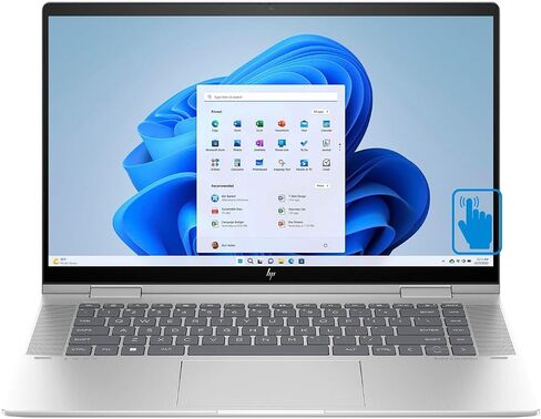 HP Envy 15-Fe0053DX Home & Business 2-in-1 الكمبيوتر المحمول (Intel I7-1355U 10-Core ، 16GB LPDDR5 5200MHz RAM ، 512GB PCIE SSD ، Intel Iris XE ، 15.6 "60 Hz Touch Win 11 Pro) in Saudi Arabia