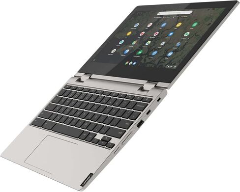Lenovo Chromebook C340 2-in-1 محمول قابلة للتحويل في معالج Intel Silver حتى 3.6 جيجا هرتز 4GB DDR4 32GB EMMC 11.6in IPS Touchscreen BT WebCAM (متجدد) in Kuwait